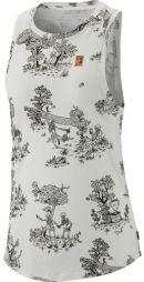 Тенісна майка жіноча Nike Court Seasonal Tank - sail/multi color