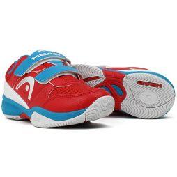 Дитячі тенісні кросівки Head Junior Nzzzo Velcro red/malibu blue Дитячі тенісні кросівки Head Junior Nzzzo Velcro red/malibu blue