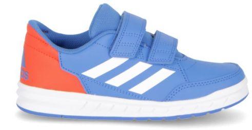 Дитячі тенісні кросівки adidas AtlaSport Junior true blue/white/active orange Дитячі тенісні кросівки adidas AtlaSport Junior true blue/white/active orange