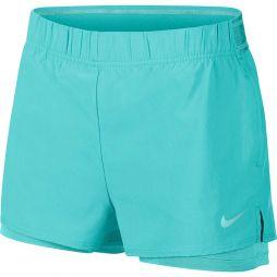 Тенісні шорти жіночі Nike Court Flex Short light aqua