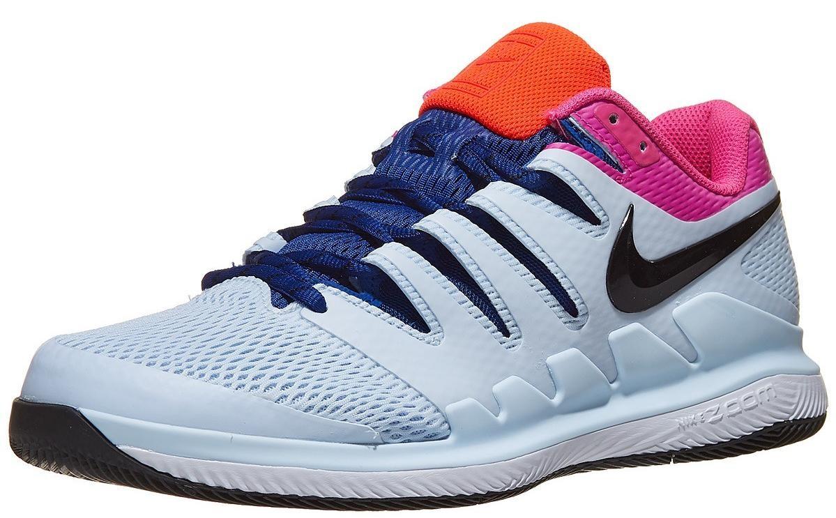 Теннисные кроссовки мужские Nike Air Zoom Vapor 10 HC half blue/black/white