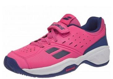 Детские теннисные кроссовки Babolat Pulsion All Court Kid fandango pink/estate blue Детские теннисные кроссовки Babolat Pulsion All Court Kid fandango pink/estate blue