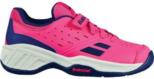 Детские теннисные кроссовки Babolat Pulsion All Court Kid fandango pink/estate blue Детские теннисные кроссовки Babolat Pulsion All Court Kid fandango pink/estate blue