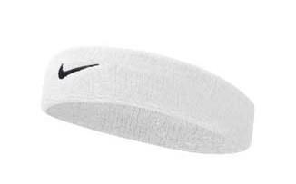 Повязка на голову Nike Swoosh Headband white/black