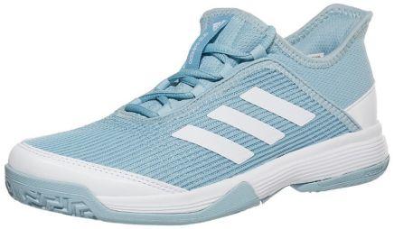 Дитячі тенісні кросівки adidas Adizero Club Junior ash grey/white Дитячі тенісні кросівки adidas Adizero Club Junior ash grey/white