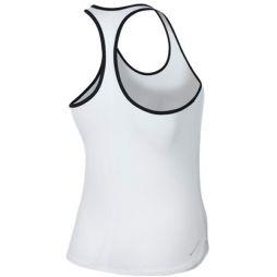 Тенісна майка жіноча Nike Court Womens Slam Tank Premier white/black/hyper