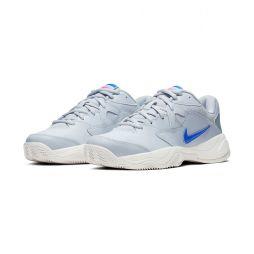 Тенісні кросівки жіночі Nike Court Lite 2 Грунт pure platinum/racer blue/metallic platinum Тенісні кросівки жіночі Nike Court Lite 2 Грунт pure platinum/racer blue/metallic platinum