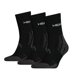 Head Performance Short Crew 3-pack/black/grey Head Performance Short Crew 3-pack/black/grey