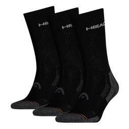 Head Performance Crew 3-pack/black/grey