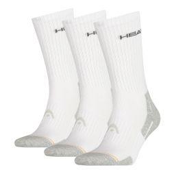 Head Performance Crew 3-pack/white/grey