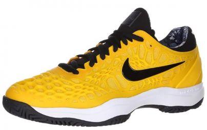 Тенісні кросівки чоловічі Nike Air Zoom Cage 3 HC university gold/black/white/volt glow Тенісні кросівки чоловічі Nike Air Zoom Cage 3 HC university gold/black/white/volt glow