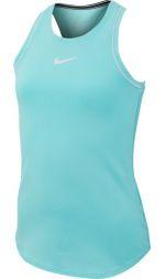 Тенісна майка дитяча Nike Court Girls Dry Tank light aqua/white/white/white Тенісна майка дитяча Nike Court Girls Dry Tank light aqua/white/white/white