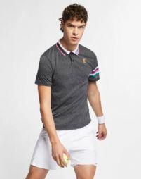 Тенісна футболка чоловіча Nike Court Advantage Polo MB NT black