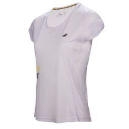 Тенісна футболка дитяча Babolat Core Flag Club Tee Girl white