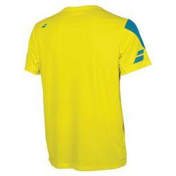 Тенісна футболка чоловіча Babolat Perf Crew Neck Tee Men blazing yellow