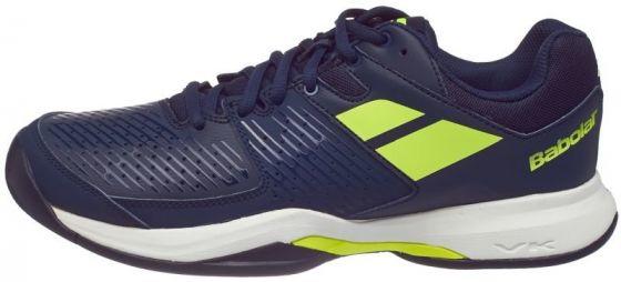 Теннисные кроссовки мужские Babolat Cud Pulsion Грунт blue/fluo yellow Теннисные кроссовки мужские Babolat Cud Pulsion Грунт blue/fluo yellow