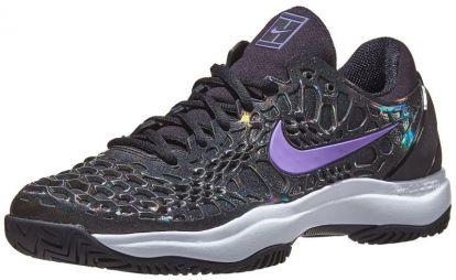 Тенісні кросівки чоловічі Nike Zoom Cage 3 SLK black/bright violet/multi-color Тенісні кросівки чоловічі Nike Zoom Cage 3 SLK black/bright violet/multi-color