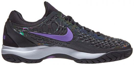 Тенісні кросівки чоловічі Nike Zoom Cage 3 SLK black/bright violet/multi-color Тенісні кросівки чоловічі Nike Zoom Cage 3 SLK black/bright violet/multi-color