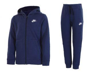 Спортивний костюм дитячий Nike Boys NSW Track Suit BF Core blue/white Спортивний костюм дитячий Nike Boys NSW Track Suit BF Core blue/white
