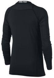 Тенісна футболка дитяча Nike Pro Fitted LS black Тенісна футболка дитяча Nike Pro Fitted LS black