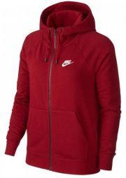 Реглан жіночий Nike Essential HOODIE FZ FLC bordeaux/white