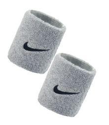 Напульсник Nike Swoosh Wristbands matte silver/black Напульсник Nike Swoosh Wristbands matte silver/black