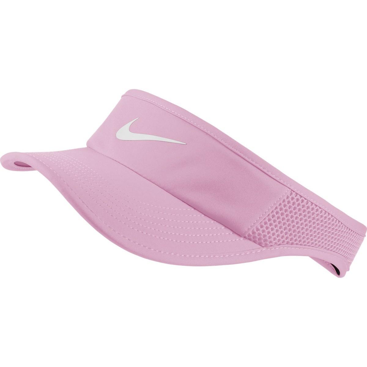 Козырек Nike Aerobill Feather Light Visor pink rise/white