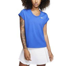 Тенісна футболка жіноча Nike Court Top game royal/white Тенісна футболка жіноча Nike Court Top game royal/white