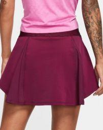 Тенісна спідничка жіноча Nike Court Elevated Flouncy Skirt bordeaux/white