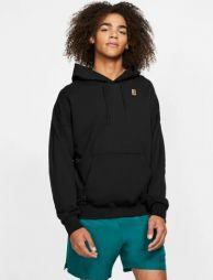 Реглан чоловічий Nike Court Fleece Hoodie Heritage black Реглан чоловічий Nike Court Fleece Hoodie Heritage black