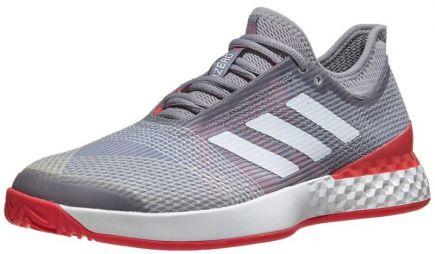 Тенісні кросівки чоловічі Adidas Adizero Ubersonic 3 light granite/white/shock red Тенісні кросівки чоловічі Adidas Adizero Ubersonic 3 light granite/white/shock red