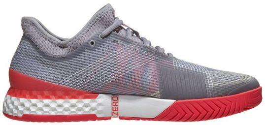 Тенісні кросівки чоловічі Adidas Adizero Ubersonic 3 light granite/white/shock red Тенісні кросівки чоловічі Adidas Adizero Ubersonic 3 light granite/white/shock red