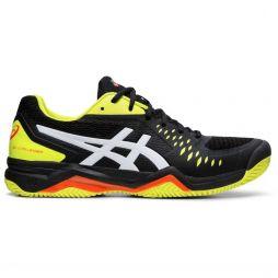 Теннисные кроссовки мужские Asics Gel-Challenger 12 Грунт black/sour yuzu Теннисные кроссовки мужские Asics Gel-Challenger 12 Грунт black/sour yuzu