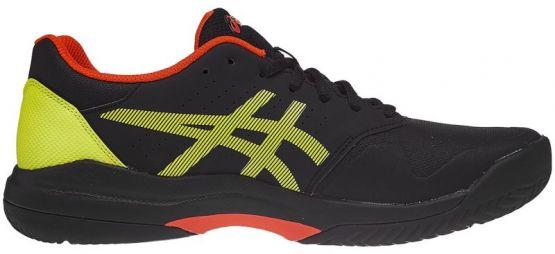 Теннисные кроссовки мужские Asics Gel-Game 7 ГРУНТ black/sour yuzu Теннисные кроссовки мужские Asics Gel-Game 7 ГРУНТ black/sour yuzu