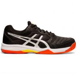 Теннисные кроссовки мужские Asics Gel-Dedicate 5 ГРУНТ black/silver Теннисные кроссовки мужские Asics Gel-Dedicate 5 ГРУНТ black/silver