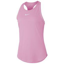 Тенісна майка дитяча Nike Court Girls Dry Tank pink rise/white Тенісна майка дитяча Nike Court Girls Dry Tank pink rise/white