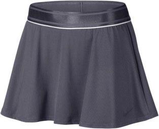 Тенісна спідничка жіноча Nike Court Dry Flounce Skirt gridiron/white/gridiron