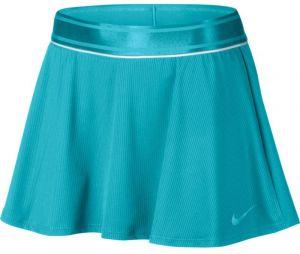 Тенісна спідничка жіноча Nike Court Dry Flounce Skirt teal nebula/white/teal nebula