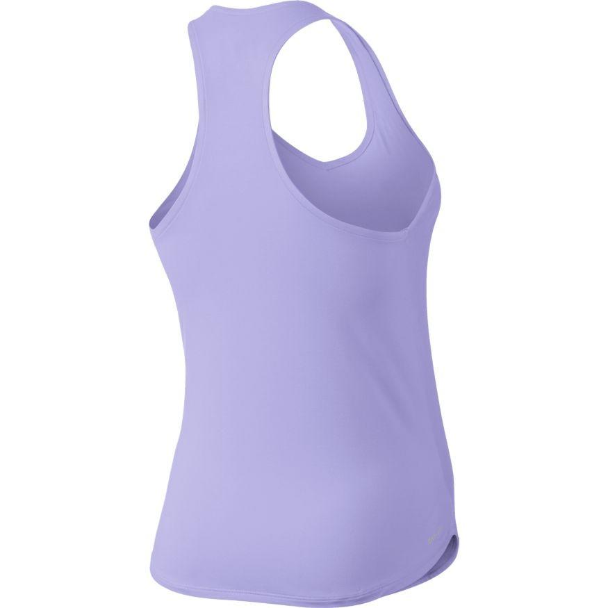 Теннисная майка женская Nike Pure Tank purple agate/purple agate