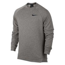 Тенісна футболка чоловіча Nike Dry Top Fleece Crew grey/black