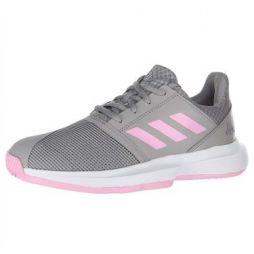 Дитячі тенісні кросівки adidas CourtJam Junior grey/pink Дитячі тенісні кросівки adidas CourtJam Junior grey/pink