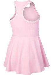 Тенісне плаття для дівчаток Nike Court G Dry Dress pink rise/white/white Тенісне плаття для дівчаток Nike Court G Dry Dress pink rise/white/white