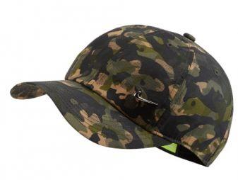 Кепка дитяча Nike Youth Heritage 86 Cap Metal Swoosh camo/metallic silver