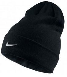 Спортивна шапка Nike Beanie Metal Swoosh Black/Metallic Silver