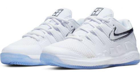 Дитячі тенісні кросівки Nike Air Zoom Vapor 10 HC Jr white/white black/canary Дитячі тенісні кросівки Nike Air Zoom Vapor 10 HC Jr white/white black/canary