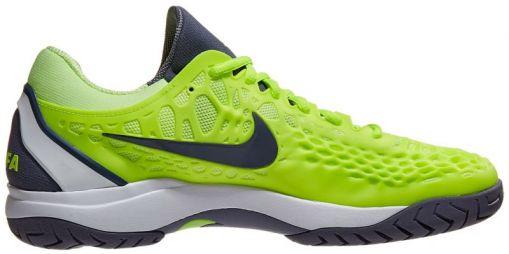 Тенісні кросівки чоловічі Nike Air Zoom Cage 3 HC volt glow/light carbon/white Тенісні кросівки чоловічі Nike Air Zoom Cage 3 HC volt glow/light carbon/white
