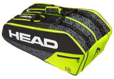 Тенісна сумка Head Core 9R Supercombi black/neon yellow