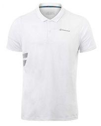 Тенісна футболка чоловіча Babolat Core Polo Pique Men white поло