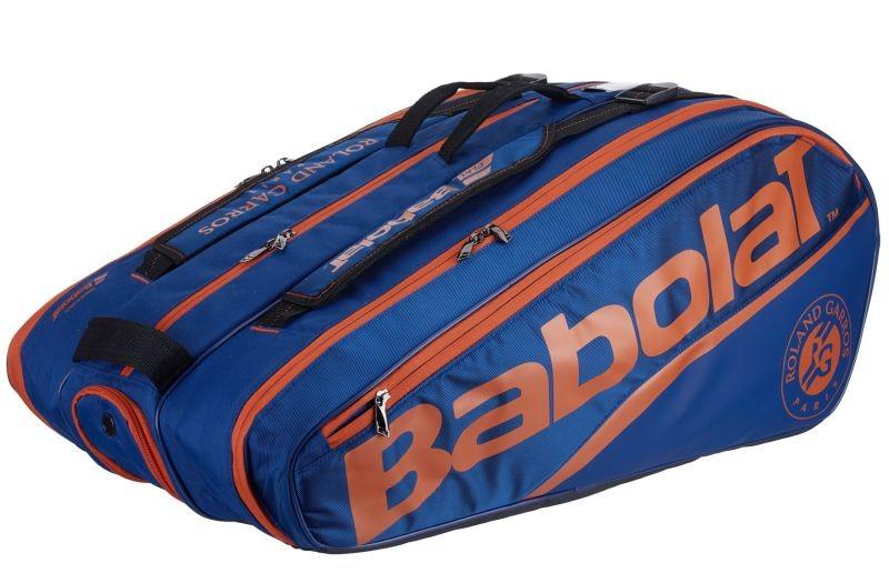 Тенісна сумка Pure Roland Garros x12 dark blue/orange