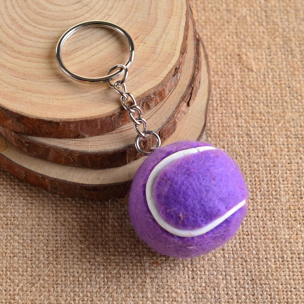 Брелок Mini Tennis Ball Key Buckle violet